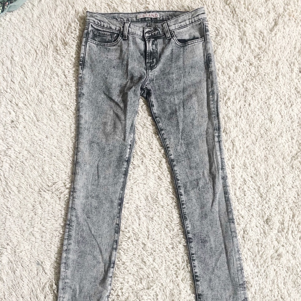 J brand acid wash skinny jeans